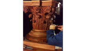 Mahogany Corinthian Capital