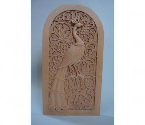 Byzantine Style Peacock Panel