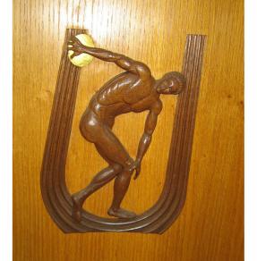 Cabinet with Gilded Relief Panels